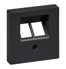 Лицьова панель розетки RJ45 Schneider Electric 298014 Merten System M, антрацит
