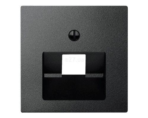 Лицьова панель розетки RJ45 Schneider Electric 298314 Merten System M, антрацит