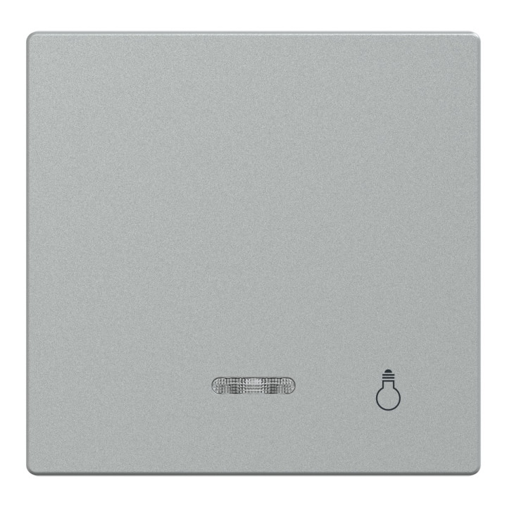 Лицьова панель вимикача Schneider Electric 430960 Merten System M, алюміній · Schneider Electric · schneider-electric-430960
