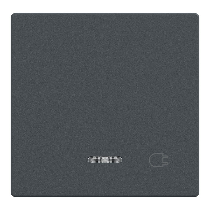 Лицьова панель вимикача Schneider Electric 431714 Merten System M, антрацит · Schneider Electric · schneider-electric-431714