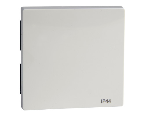 Лицьова панель вимикача Schneider Electric 432019 Merten System M, полярно-білий, ip44
