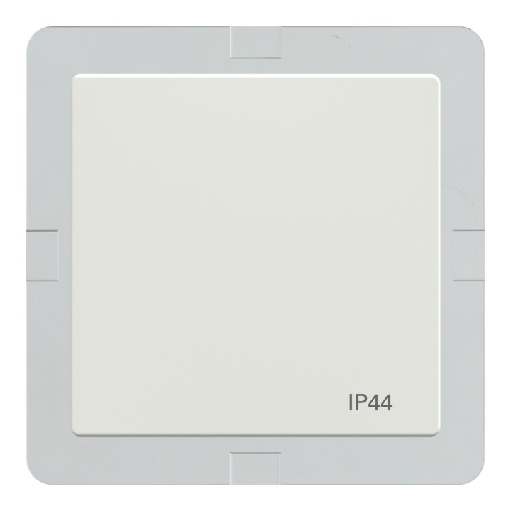 Лицьова панель вимикача Schneider Electric 432019 Merten System M, полярно-білий, ip44 · Schneider Electric · schneider-electric-432019