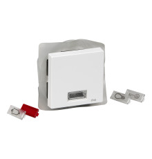 Лицьова панель вимикача Schneider Electric 432725 Merten System M, активний білий, ip44