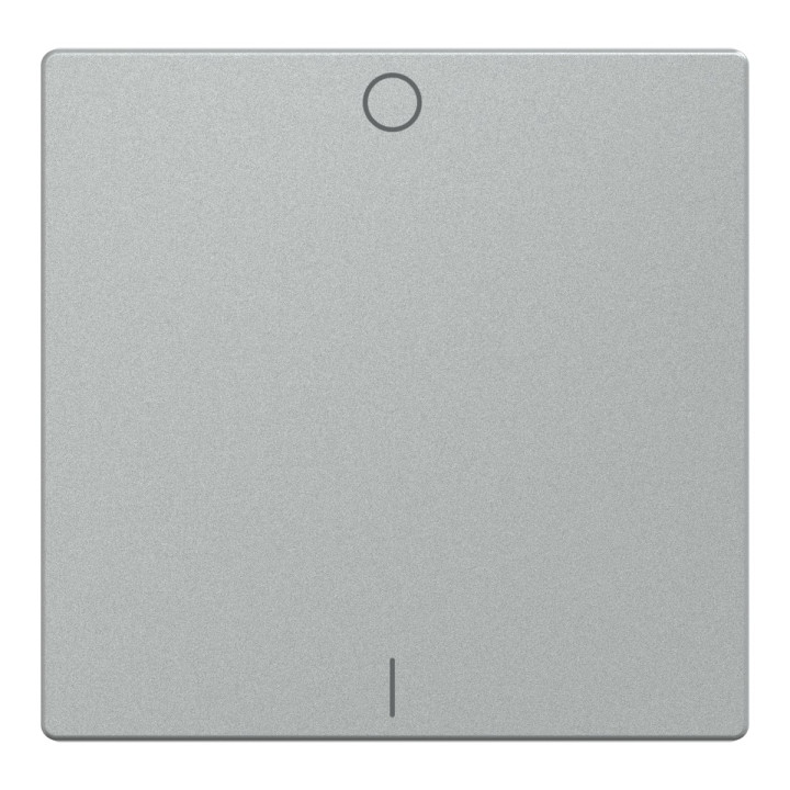 Лицьова панель вимикача Schneider Electric 433260 Merten System M, алюміній · Schneider Electric · schneider-electric-433260