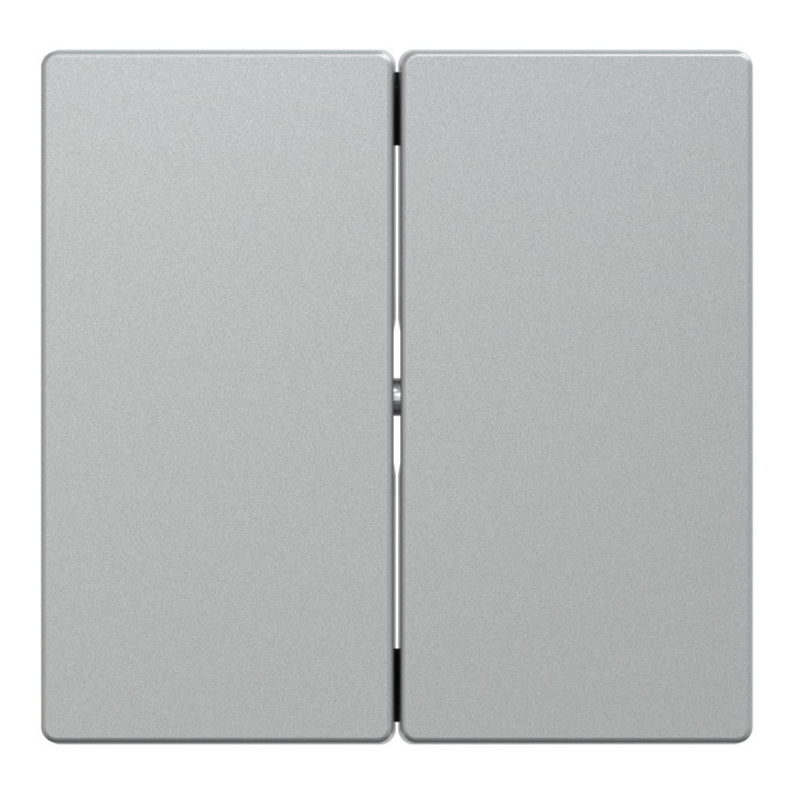 Лицьова панель вимикача Schneider Electric 433560 Merten System M, алюміній · Schneider Electric · schneider-electric-433560