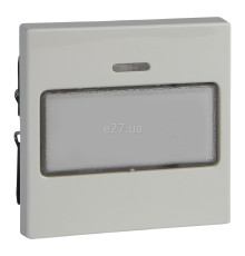 Лицьова панель з полем для напису Schneider Electric 434719 Merten System M, полярно-білий
