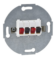 Розетка аудіо Schneider Electric 467019 Merten QuickFlex, полярно-білий