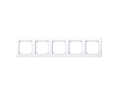 Рамка 5 постів Schneider Electric 478525 Merten System M, активний білий