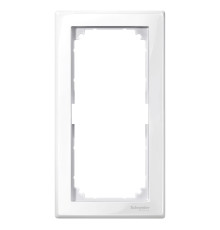 Рамка 2 поста вертикальна Schneider Electric 478819 Merten System M, полярно-білий