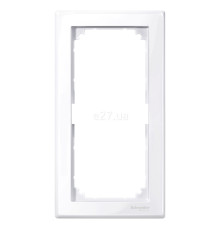 Рамка 2 поста вертикальна Schneider Electric 478825 Merten System M, активний білий