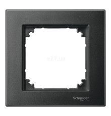 Рамка 1 пост Schneider Electric 486114 Merten System M, антрацит