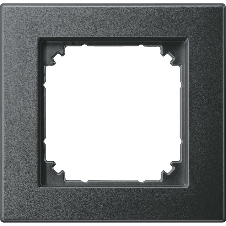 Рамка 1 пост Schneider Electric 486114 Merten System M, антрацит · Schneider Electric · schneider-electric-486114