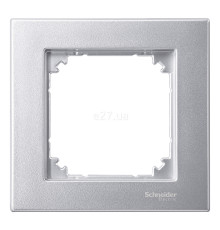 Рамка 1 пост Schneider Electric 486160 Merten System M, алюміній