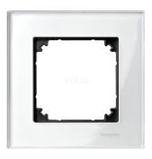 Рамка 1 пост Schneider Electric 489119 Merten System M, діамант, скло