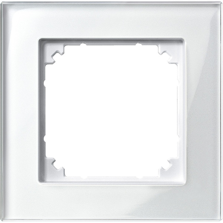 Рамка 1 пост Schneider Electric 489119 Merten System M, діамант, скло · Schneider Electric · schneider-electric-489119