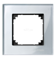 Рамка 1 пост Schneider Electric 489160 Merten System M, алмаз, скло