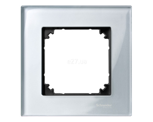 Рамка 1 пост Schneider Electric 489160 Merten System M, алмаз, скло