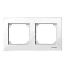 Рамка 2 поста Schneider Electric 515219 Merten System M, полярно-білий