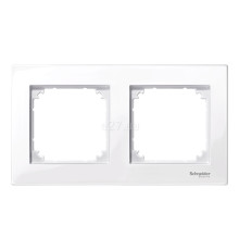 Рамка 2 поста Schneider Electric 515225 Merten System M, активний білий
