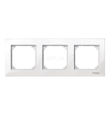 Рамка 3 поста Schneider Electric 515319 Merten System M, полярно-білий