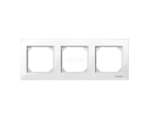 Рамка 3 поста Schneider Electric 515319 Merten System M, полярно-білий