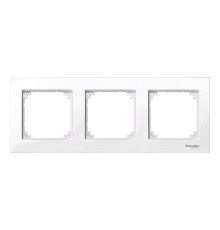Рамка 3 поста Schneider Electric 515325 Merten System M, активний білий