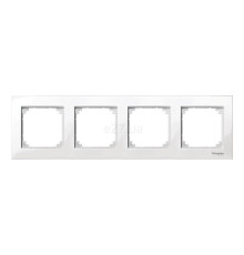 Рамка 4 поста Schneider Electric 515419 Merten System M, полярно-білий