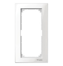 Рамка 2 поста вертикальна Schneider Electric 515819 Merten System M, полярно-білий