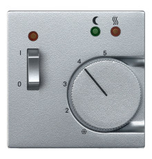 Лицьова панель терморегулятора Schneider Electric 535860 Merten System M, алюміній