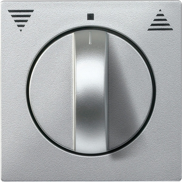Лицьова панель вимикача для жалюзі Schneider Electric 569860 Merten System M, алюміній · Schneider Electric · schneider-electric-569860