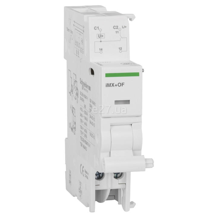 Розчіплювач Schneider Electric A9A26946 Acti9, SPDT, 6A, на DIN-рейку · Schneider Electric · schneider-electric-a9a26946