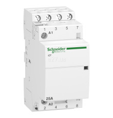 Контактор Schneider Electric A9C20834 Acti9 iCT, 4NO, 25A, на DIN-рейку