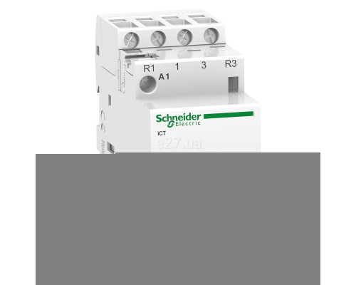 Контактор Schneider Electric A9C20838 Acti9 iCT, 4P, 2NO＋2NC, 25A, на DIN-рейку