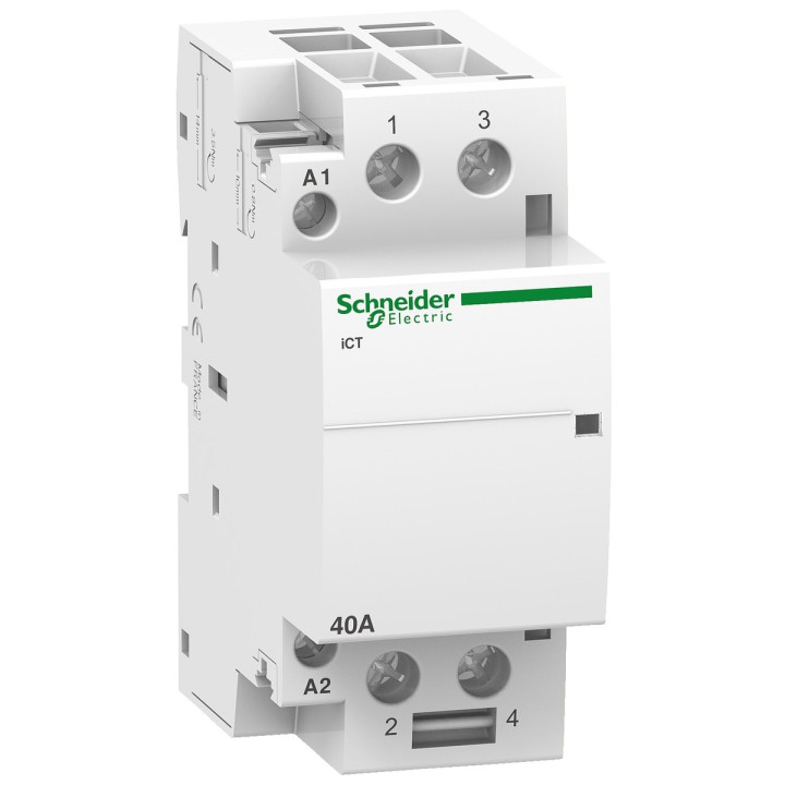 Контактор Schneider Electric A9C20842 Acti9 iCT, 2P, 2NO, 40A, на DIN-рейку · Schneider Electric · schneider-electric-a9c20842