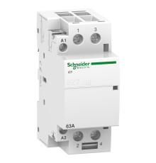Контактор Schneider Electric A9C20862 Acti9 iCT, 2P, 2NO, 63A, на DIN-рейку