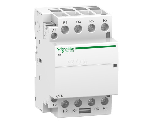 Контактор Schneider Electric A9C20867 Acti9 iCT, 4P, 4NC, 63A, на DIN-рейку