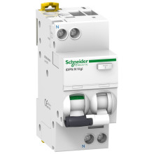 Диференціальний автомат Schneider Electric A9D31606 Acti9 iDPN N Vigi, 1P＋N, 6A, C, 6kA, 30mA, AC, на DIN-рейку · Schneider Electric · schneider-electric-a9d31606