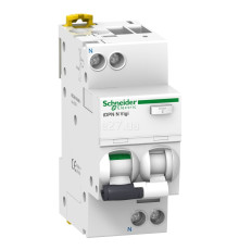 Диференціальний автомат Schneider Electric A9D31606 Acti9 iDPN N Vigi, 1P＋N, 6A, C, 6kA, 30mA, AC, на DIN-рейку