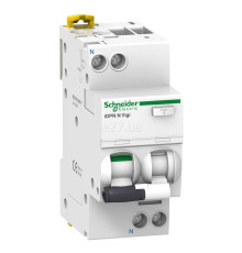 Диференціальний автомат Schneider Electric A9D31616 Acti9 iDPN N Vigi, 1P＋N, 16A, C, 6kA, 30mA, AC, на DIN-рейку