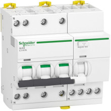 Диференціальний автомат Schneider Electric A9DE3716 Acti9 ICV40N, 3P＋N, 16A, C, 6kA, 30mA, AC, ip20, на DIN-рейку · Schneider Electric · schneider-electric-a9de3716