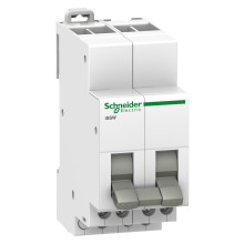Вимикач навантаження Schneider Electric A9E18071 Acti9, 2P, DPDT, 20A, на DIN-рейку · Schneider Electric · schneider-electric-a9e18071