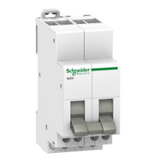 Вимикач навантаження Schneider Electric A9E18071 Acti9, 2P, DPDT, 20A, на DIN-рейку