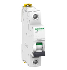 Автоматичний вимикач Schneider Electric A9F75106 Acti9 iC60N, 1P, 6A, D, 10kA, ip20, на DIN-рейку