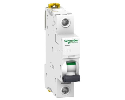 Автоматичний вимикач Schneider Electric A9F75132 Acti9 iC60N, 1P, 32A, D, 10kA, ip20, на DIN-рейку