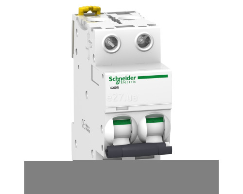 Автоматичний вимикач Schneider Electric A9F78240 Acti9 iC60N, 2P, 40A, B, 10kA, ip20, на DIN-рейку