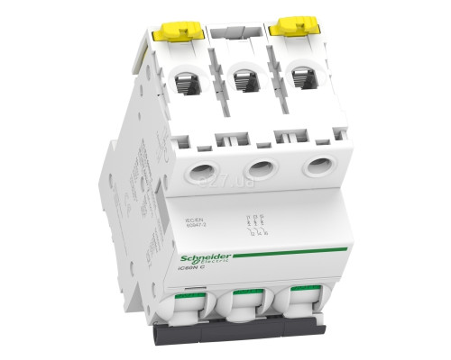 Автоматичний вимикач Schneider Electric A9F79320 Acti9 iC60N, 3P, 20A, C, на DIN-рейку