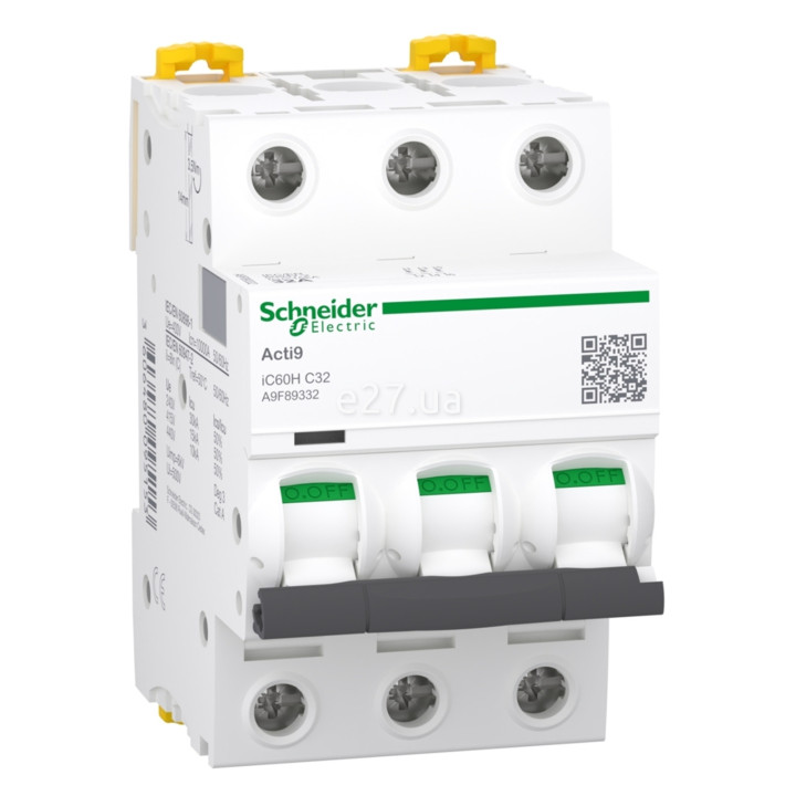 Автоматичний вимикач Schneider Electric A9F89332 Acti9 · Schneider Electric · schneider-electric-a9f89332