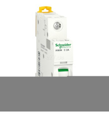 Автоматичний вимикач Schneider Electric A9K24102 Acti9 iK60, 1P, 2A, C, на DIN-рейку