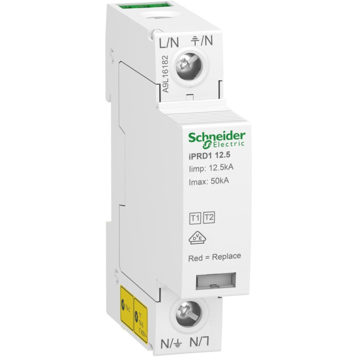 Пристрій захисту від імпульсних перенапруг (ПЗІП) Schneider Electric A9L16182 Acti9 · Schneider Electric · schneider-electric-a9l16182
