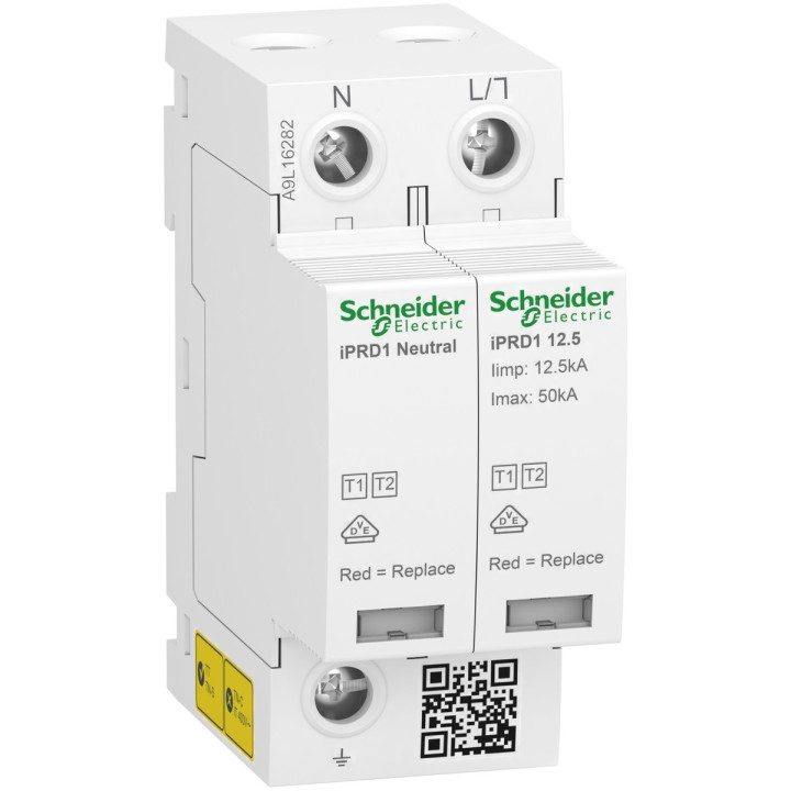 Пристрій захисту від імпульсних перенапруг (ПЗІП) Schneider Electric A9L16282 Acti9 · Schneider Electric · schneider-electric-a9l16282